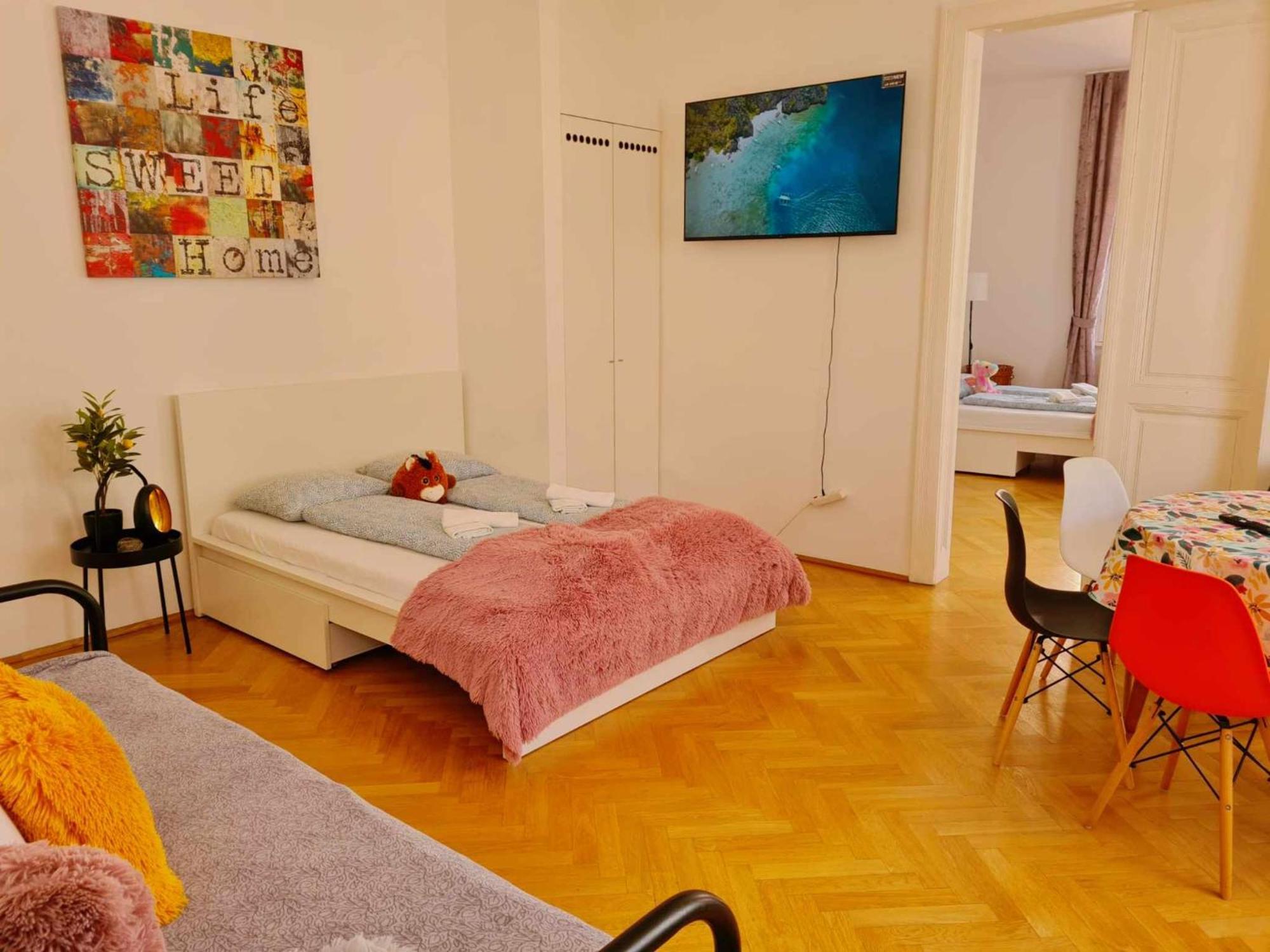 Central And Round 3 Minutes To City Shopping Center And Schoenbrunn Palace Wien Exterior foto